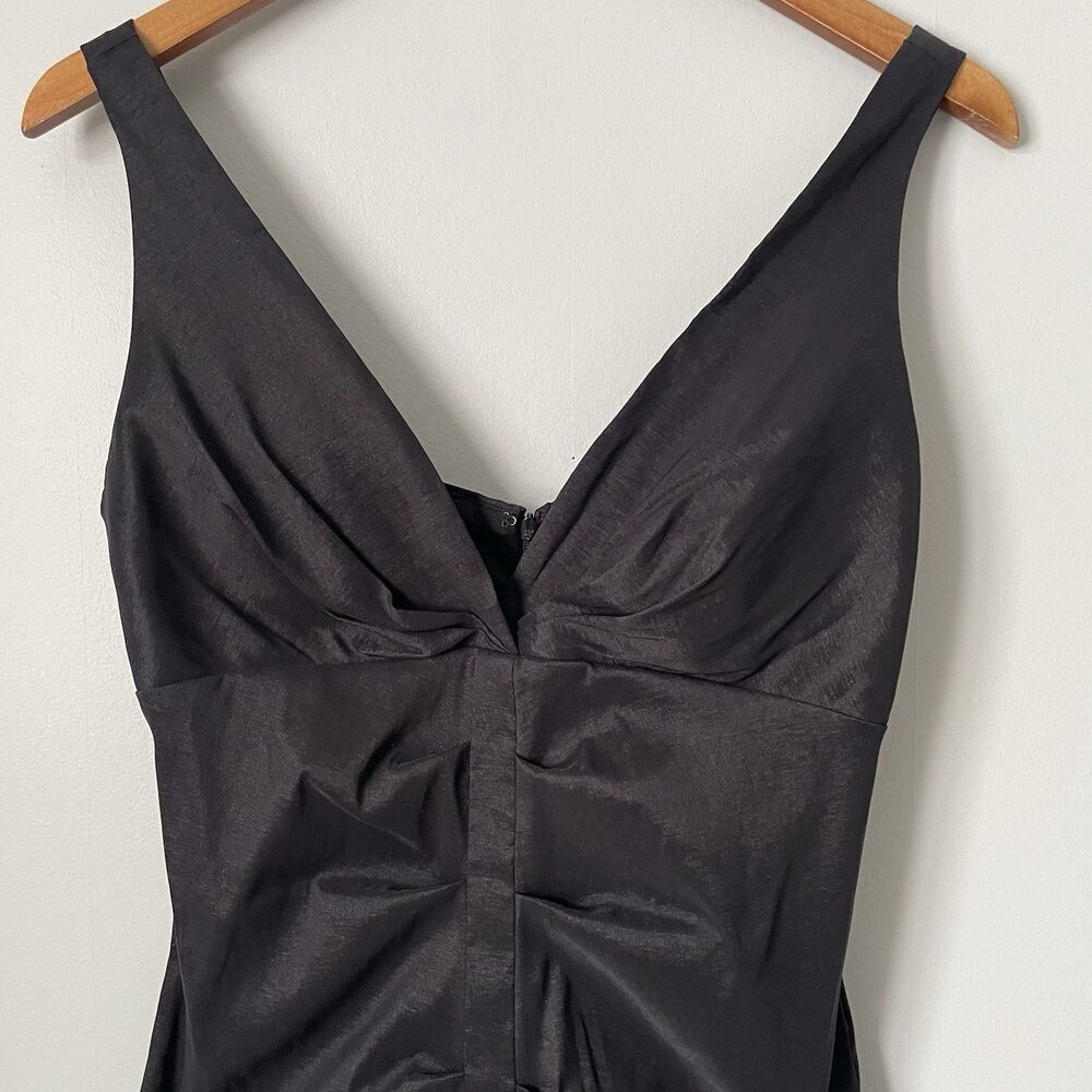 Vintage Profile y2k 2000's Formal Dress Sleeveless Ruched Form Fitting Women's 9 - Picture 6 of 9